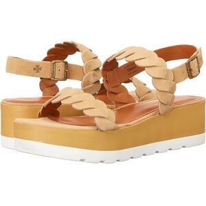 Lucky Brand Women's Vellenora Platform Wedge Sandal Size 7.5